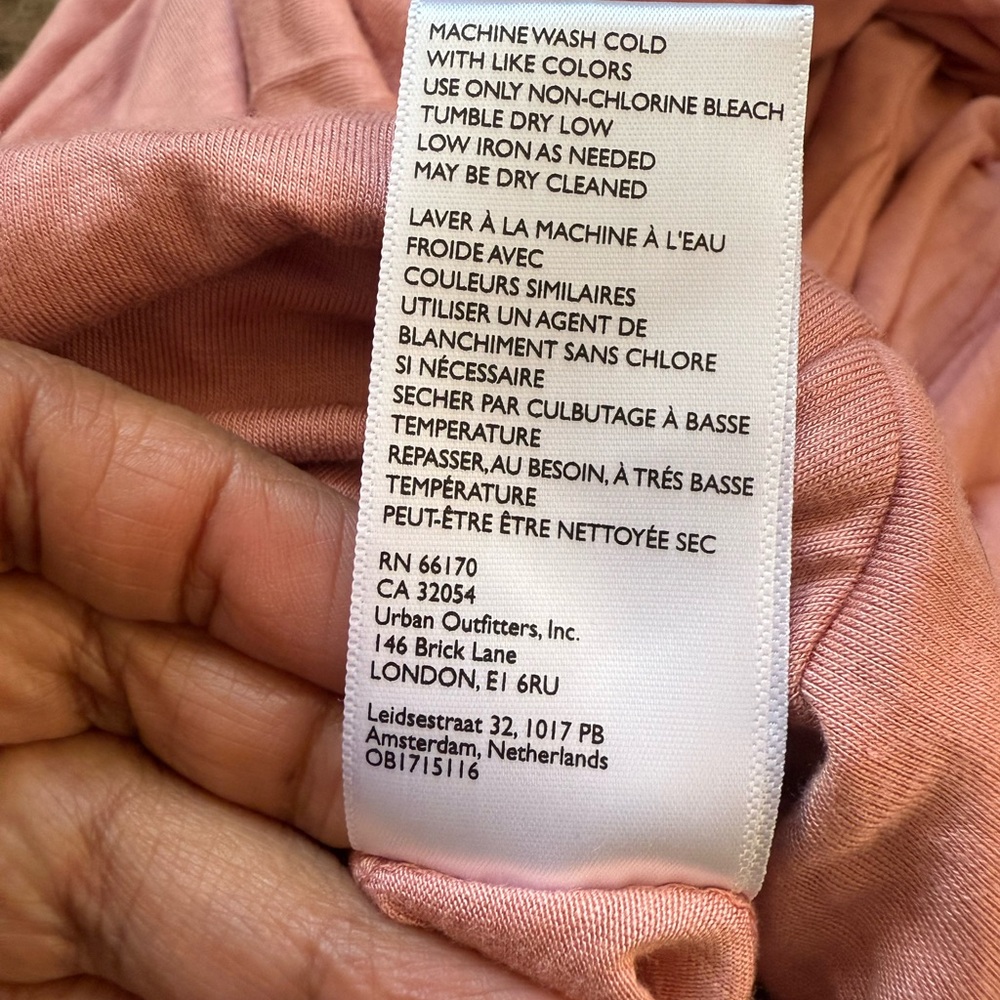 Free People Pink Wide Leg Jumpsuit - Picture 6 of 8